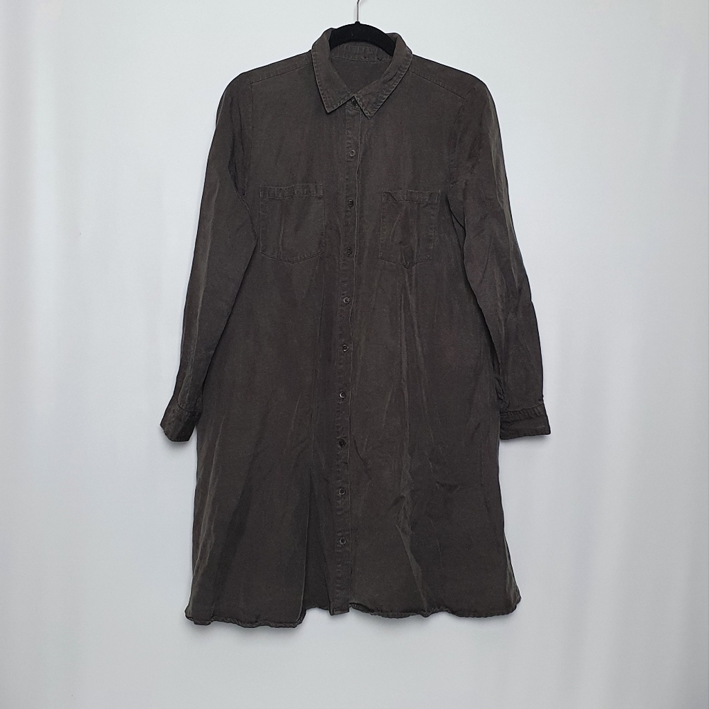 Eileen Fisher  Blended Linen Oversized Top